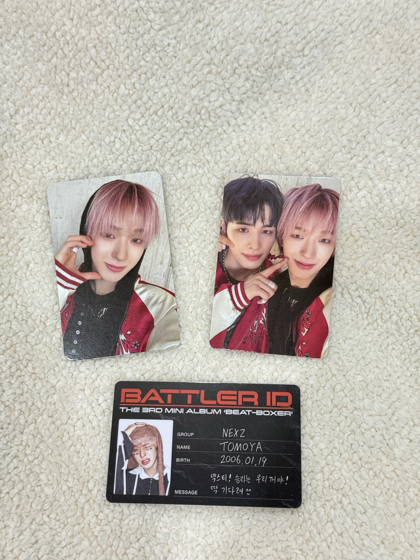 NEXZ beat boxer TOMOYA專卡