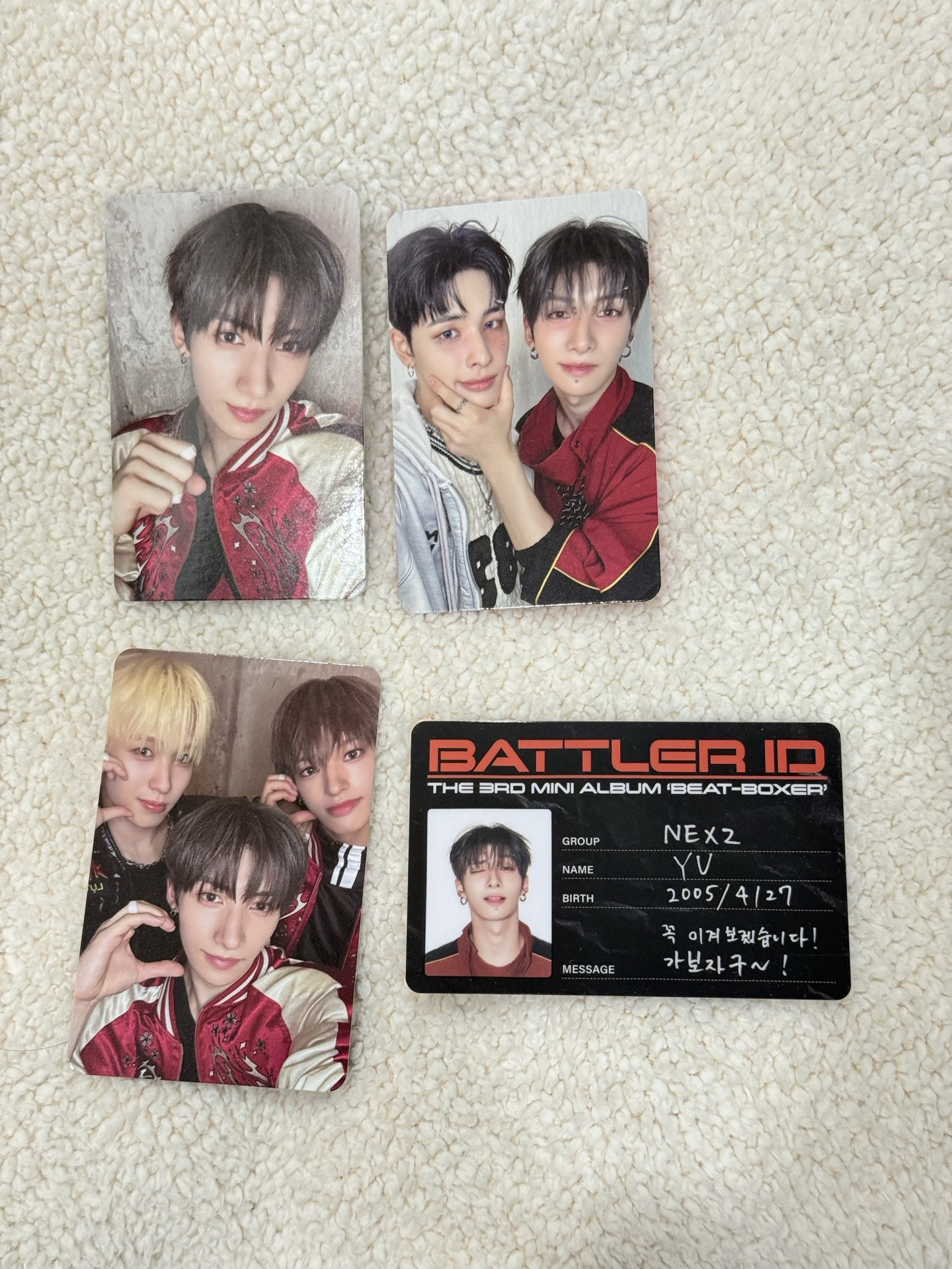 NEXZ Beat Boxer專卡 YU