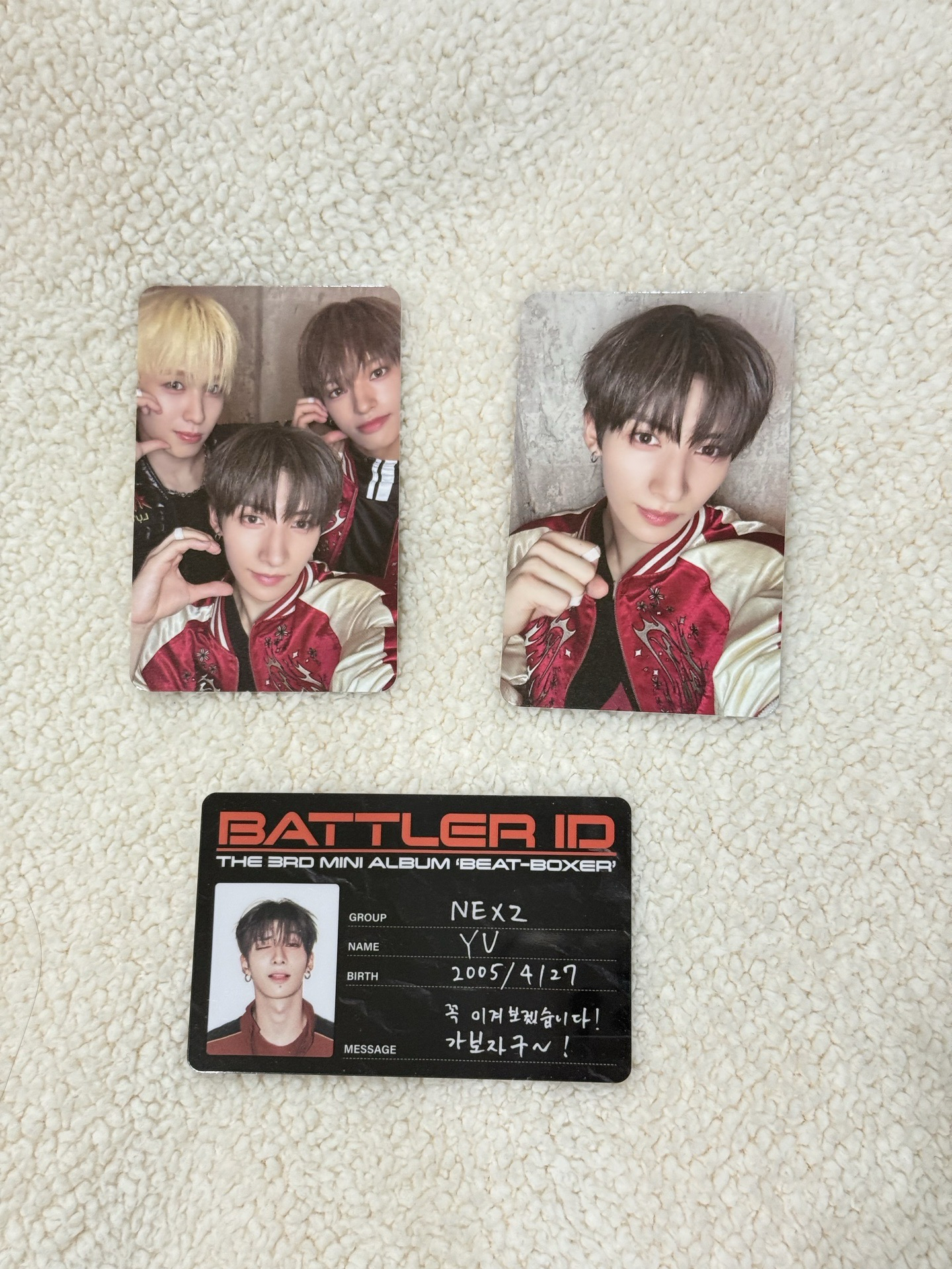 NEXZ Beat Boxer專卡 YU