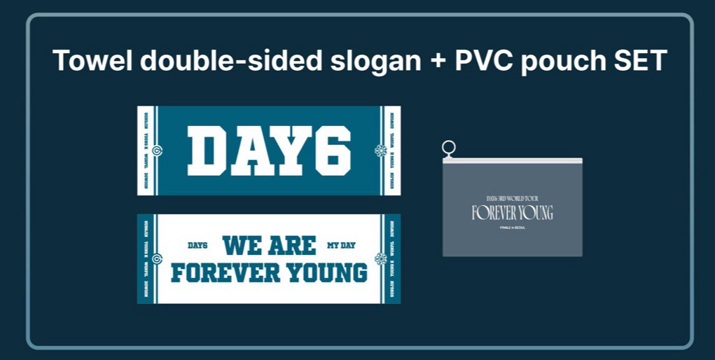 DAY6 首爾安口場 5期會員禮手幅 有原袋 