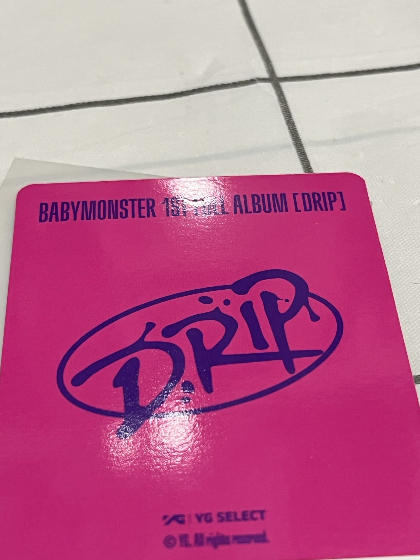 Drip yg團封特點 一套