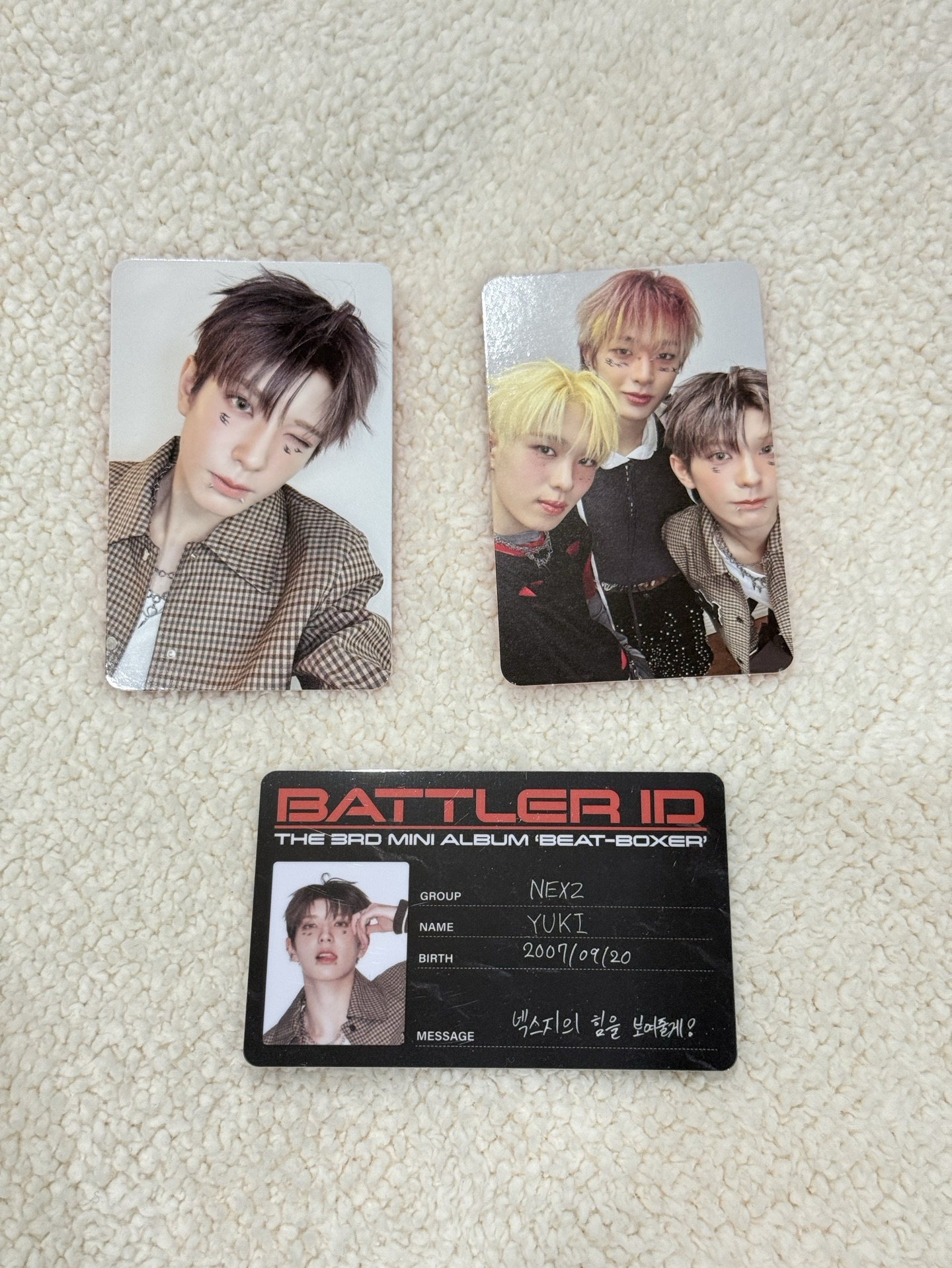 NEXZ Beat Boxer專卡 YUKI
