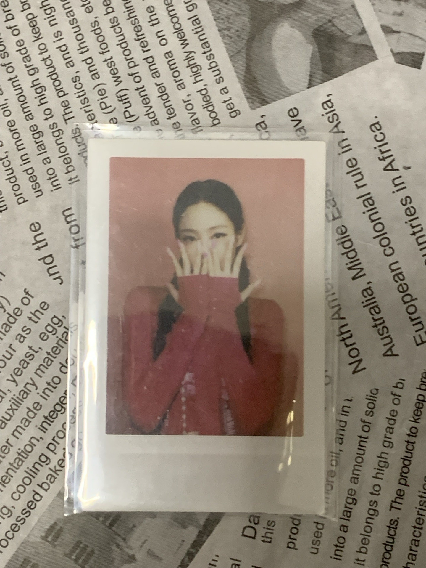 BORN PINK 專輯卡 Pink ver.Pola A ver.妮