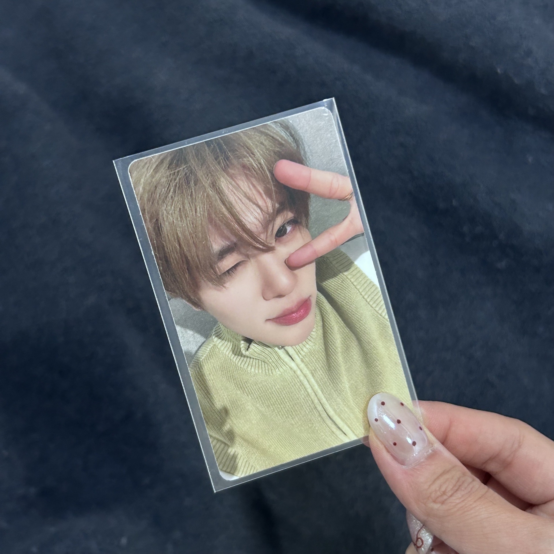 💜吳是溫中背 poppop 泡泡摩奇 A1 簽售卡 