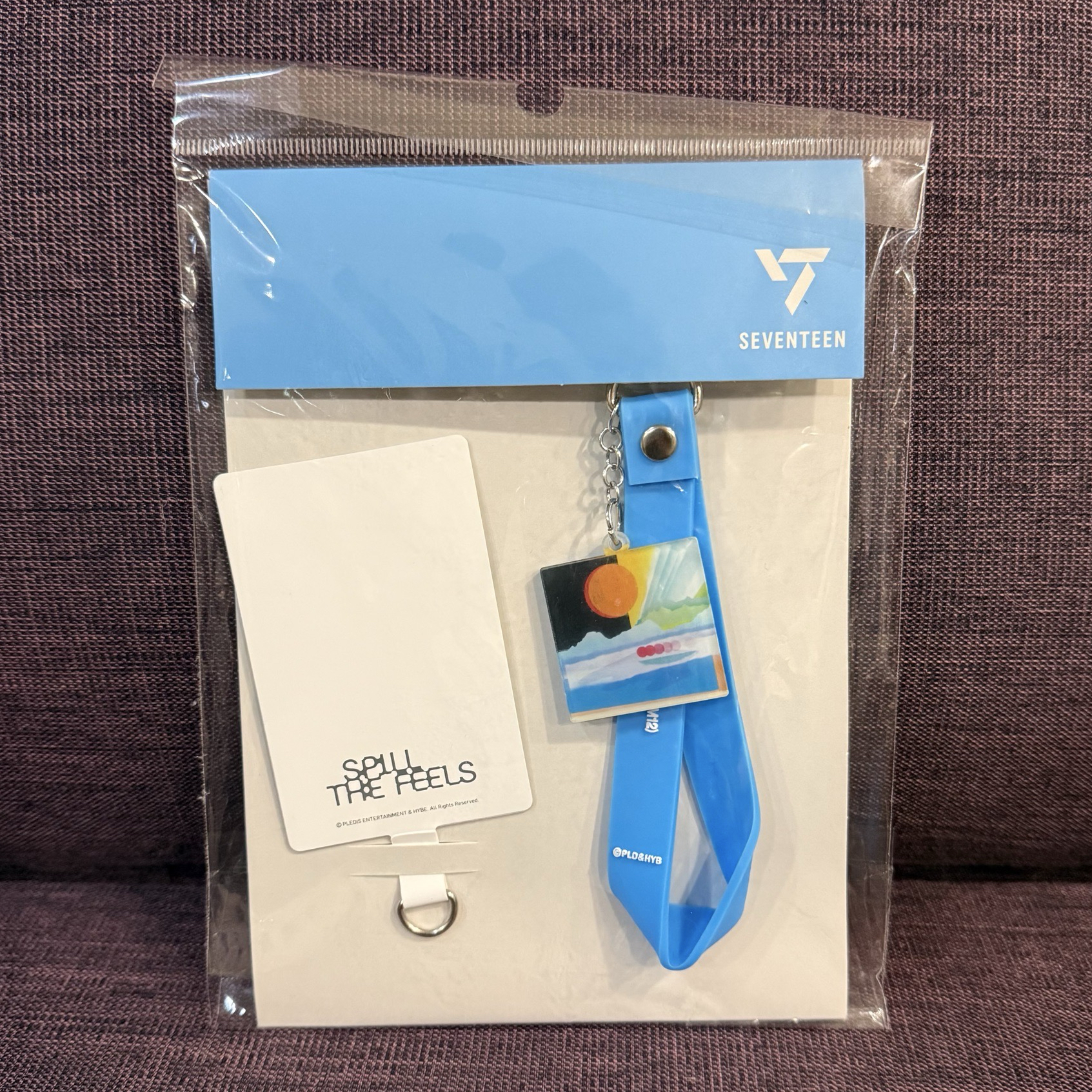 SEVENTEEN｜喆｜迷12周邊 手機墊片+掛繩