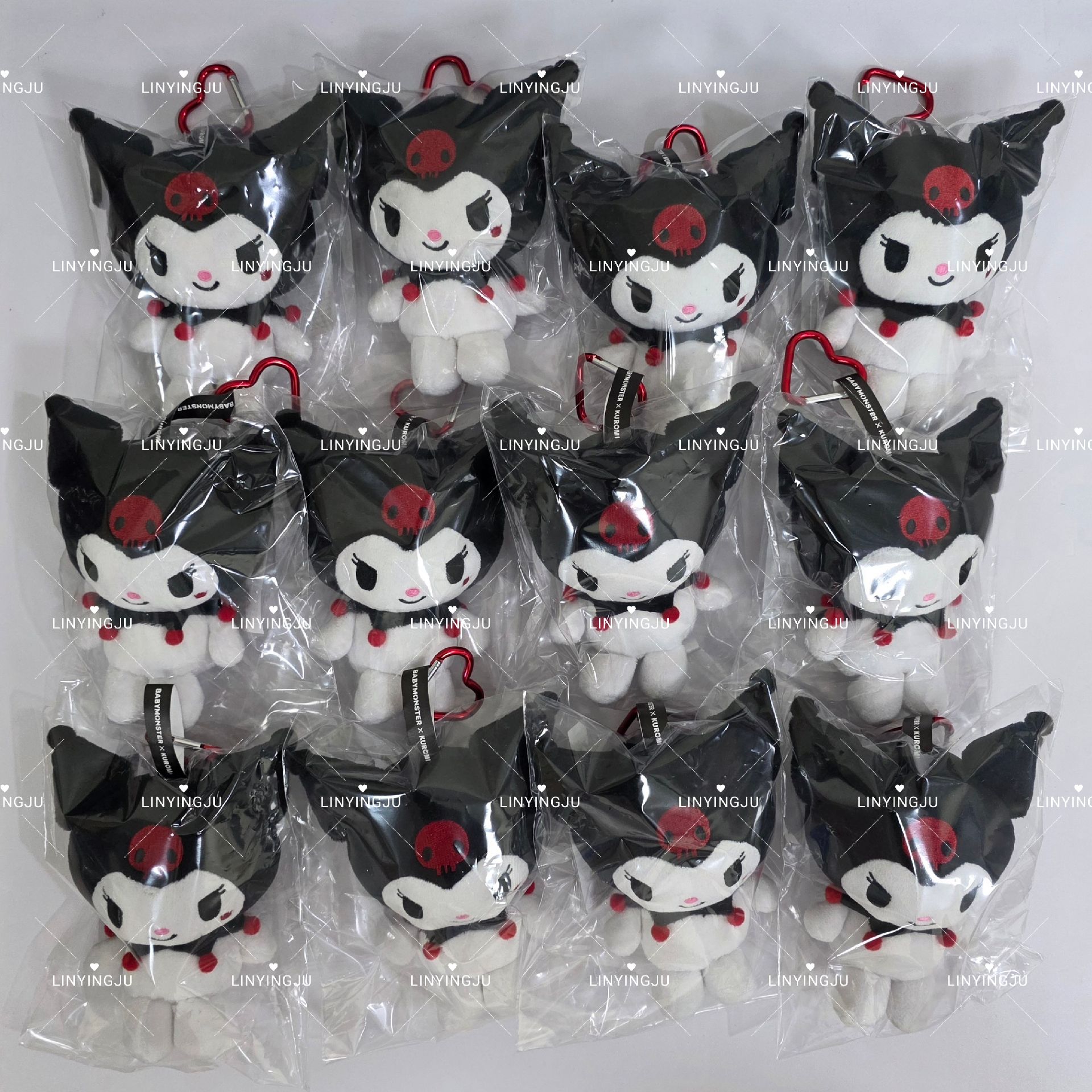 BABYMONSTER X Kuromi 酷洛米 娃娃吊飾