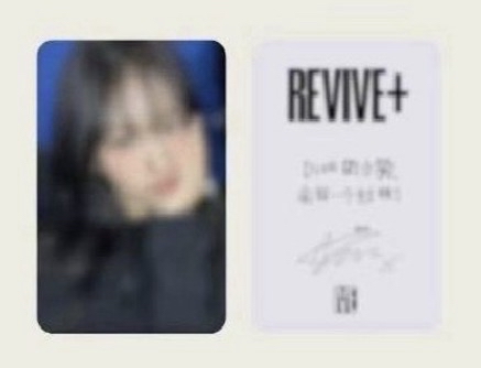 REVIVE+ 京東 1.0 特典卡 中文卡背