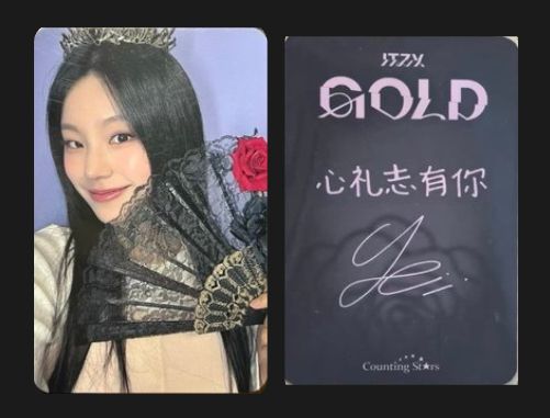 志黑玫瑰簽售卡