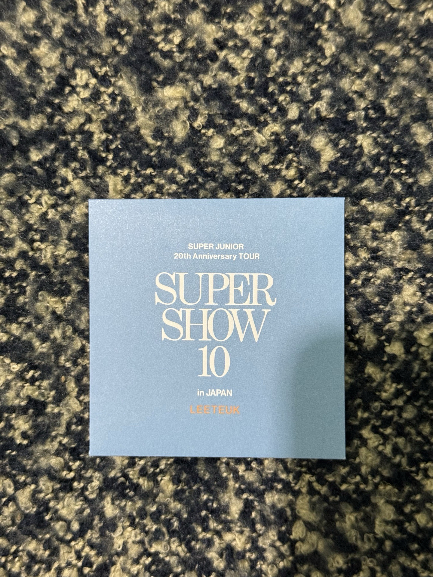 SUPER JUNIOR 日本場週扭蛋 證件照 利特 朴正洙