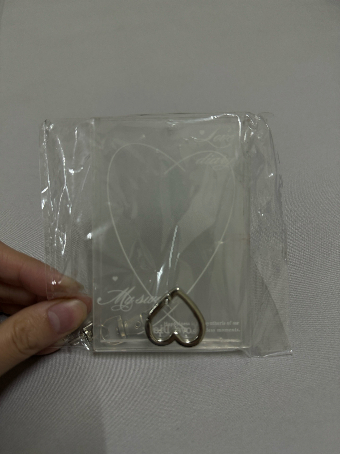 愛心壓克力透明卡套