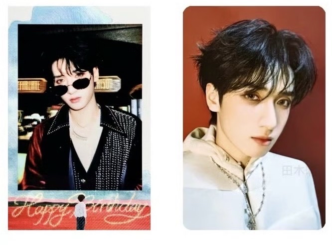 嚴浩翔 21歲生日普卡+拍立得