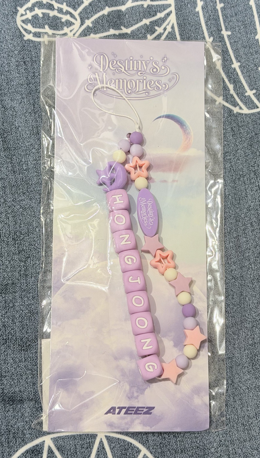 弘中、星化、崔傘INITIAL BEADS STRAP（全新未拆）