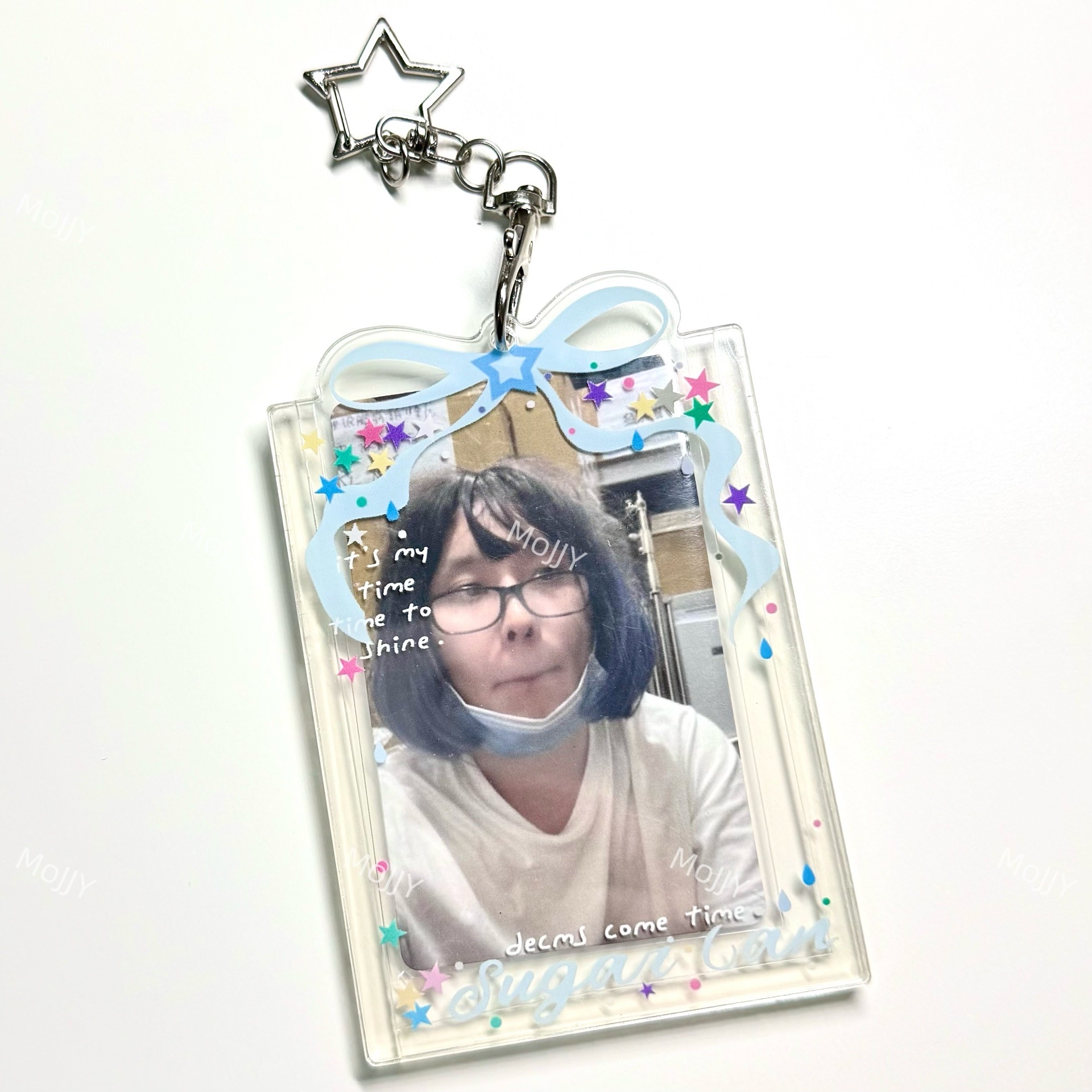 蝴蝶結壓克力透明卡套