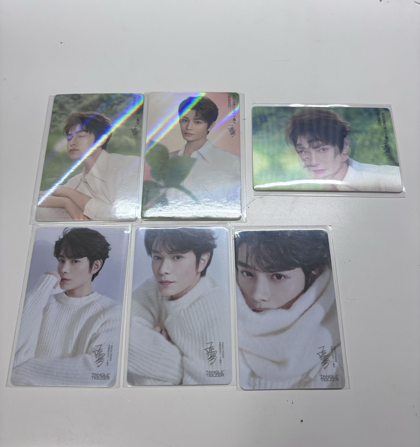 丁禹兮TT梳代言卡（下排三張）