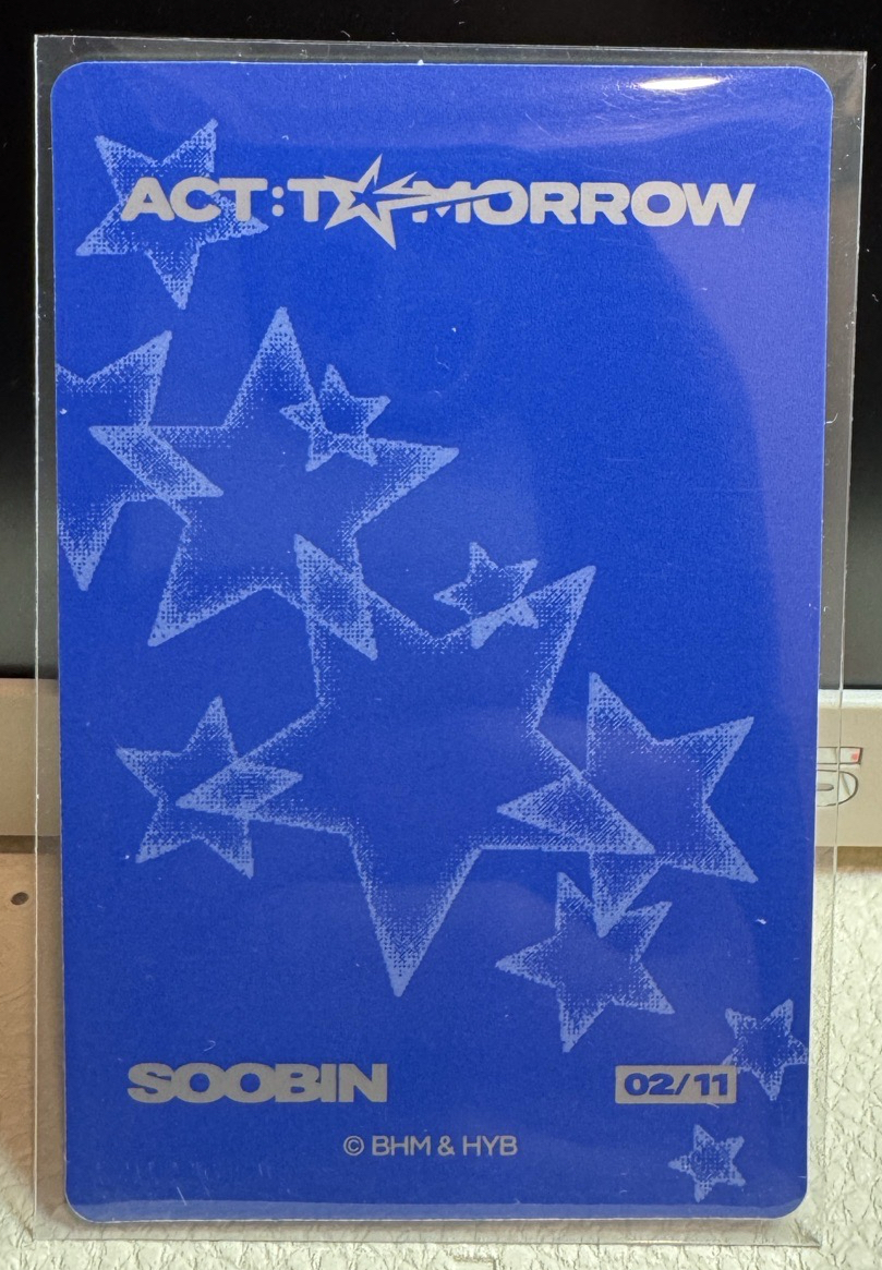 TXT四巡隨機小卡💙崔秀彬SOOBIN