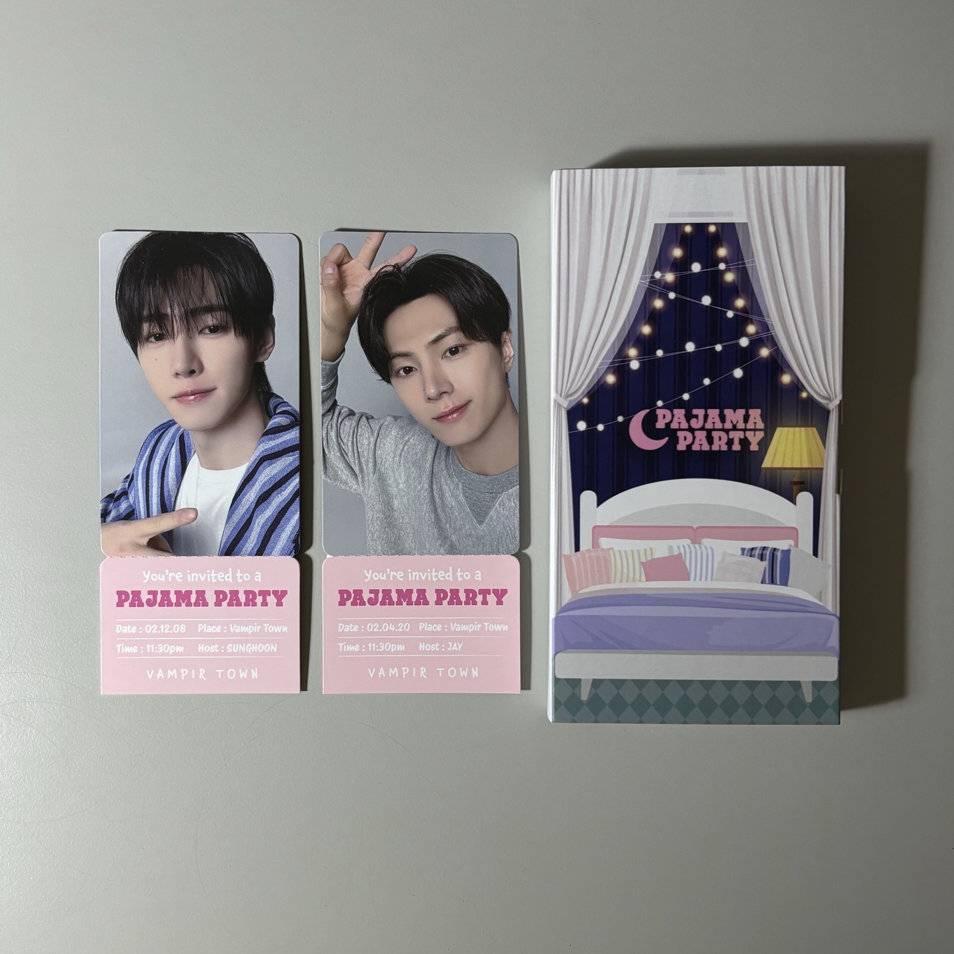 enhypen world 遊戲 手遊 睡衣 派對 基礎 票卡 小卡 票根