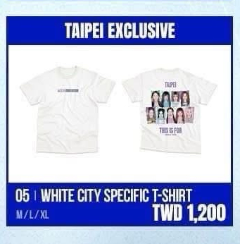 白色台北城市T M號