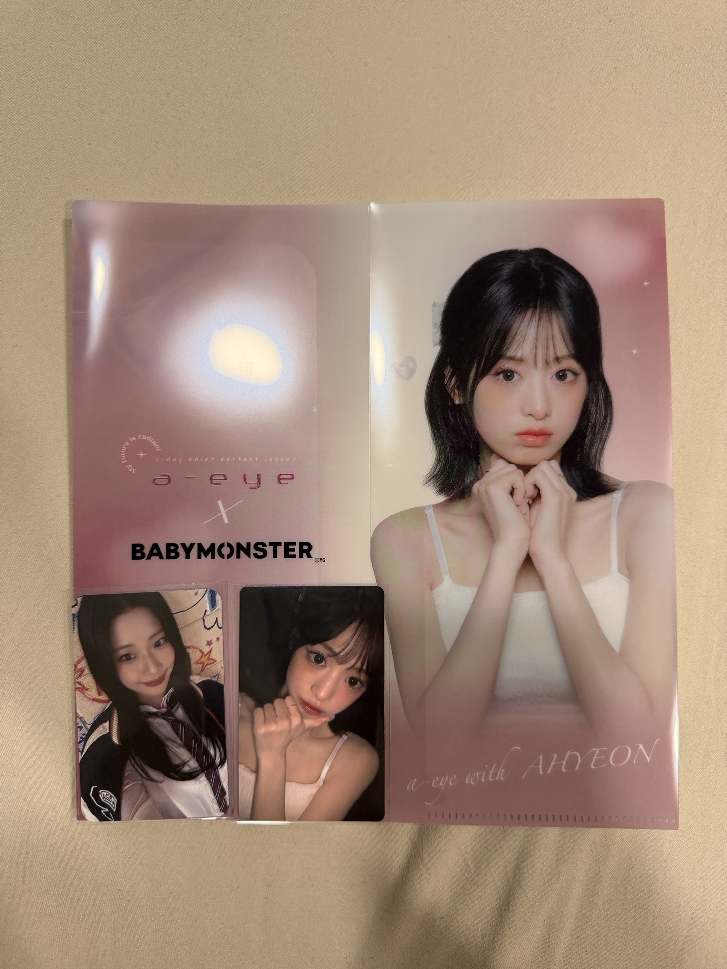 BABY MONSTER 美瞳卡+資料夾