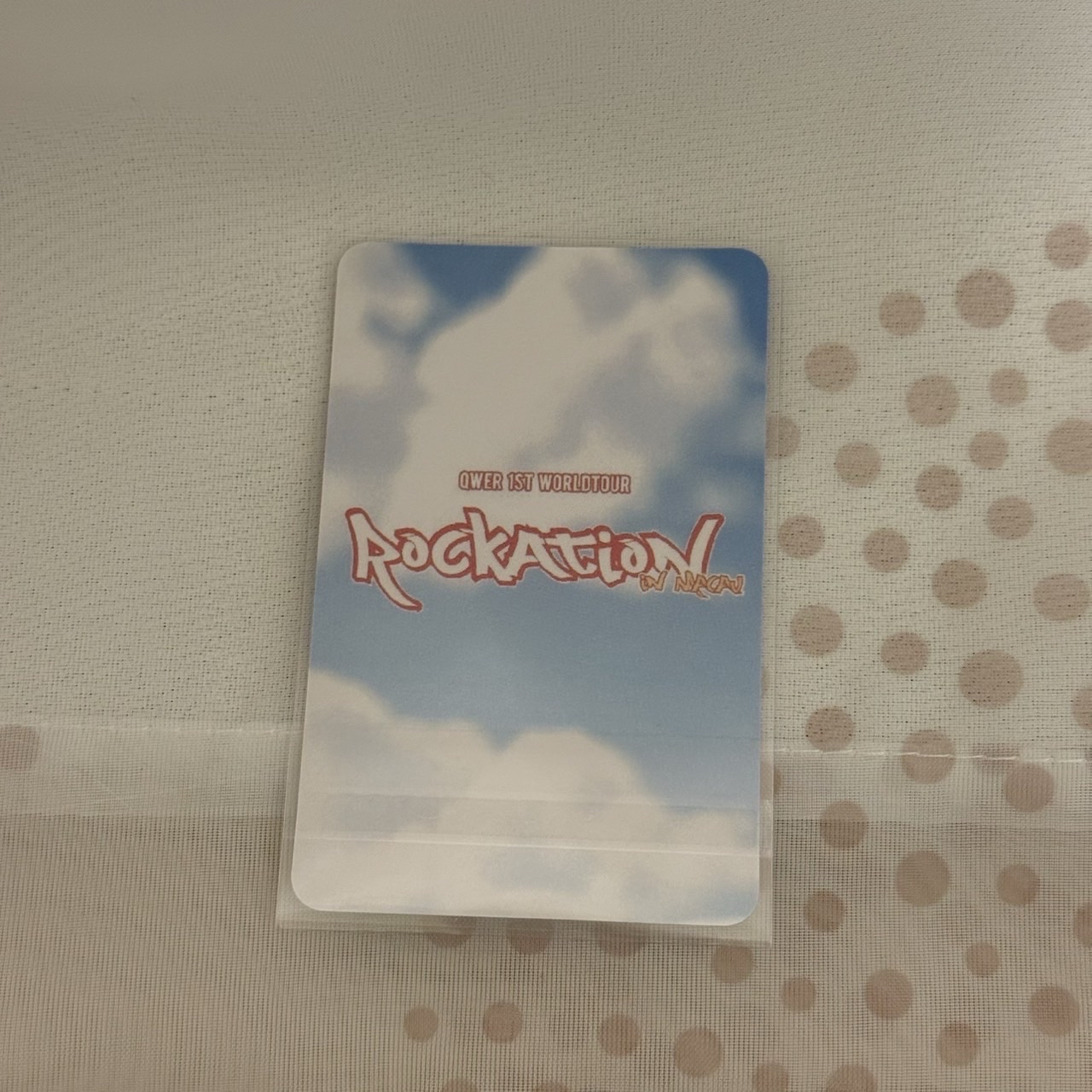 QWER 澳門入場卡 始燕