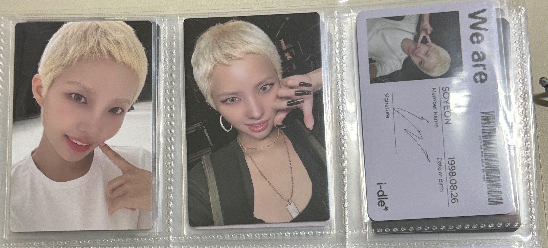 i-dle QQ音樂臻享卡 娟一套