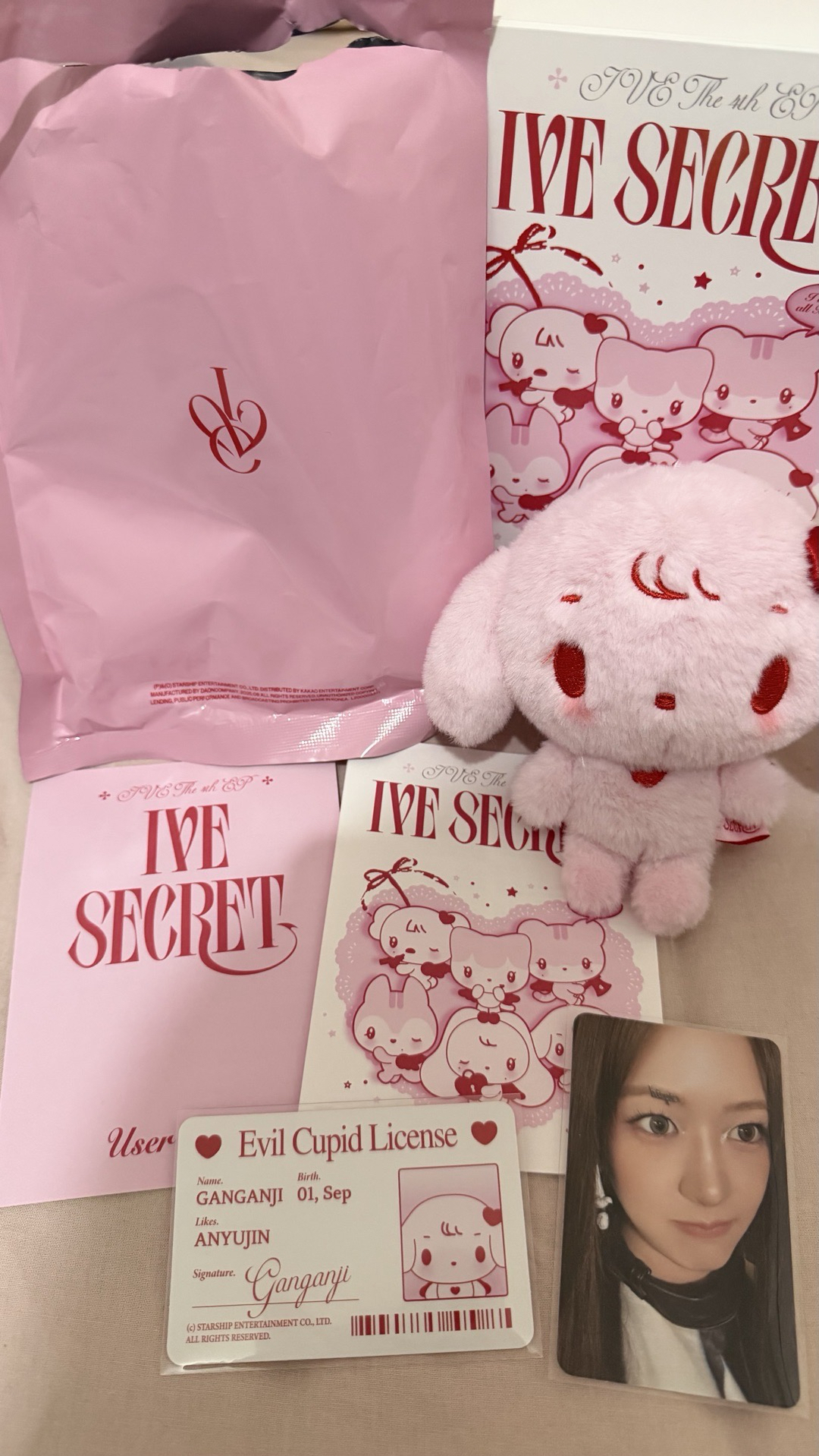 IVE SECRET 專輯 CUPID ver+REVIVE+ 娃專一般版 娃娃玩偶 JANGWINYOUNG