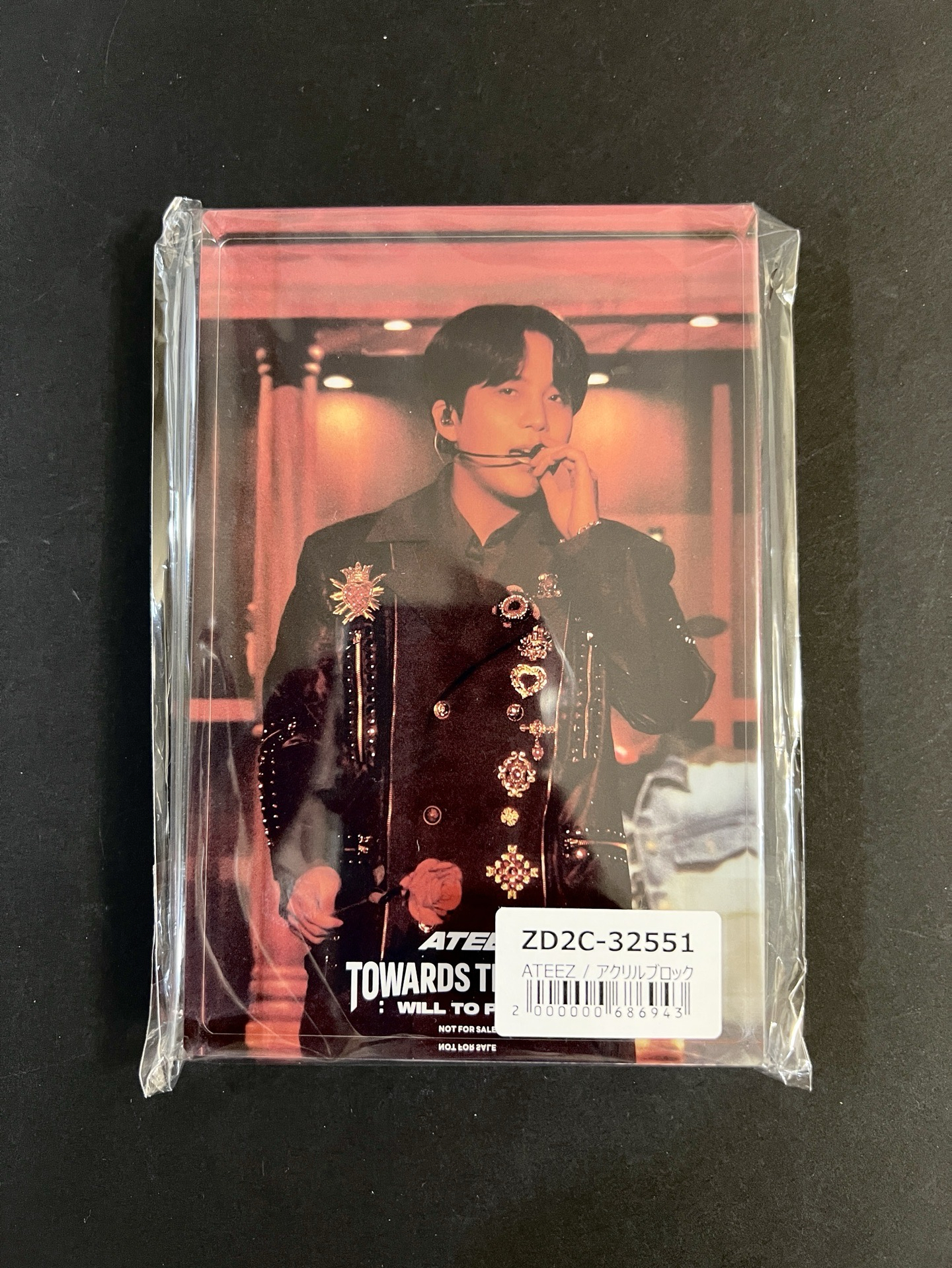 ATEEZ TTL IN JAPAN 日本FC限定特典壓克力磚 鍾浩