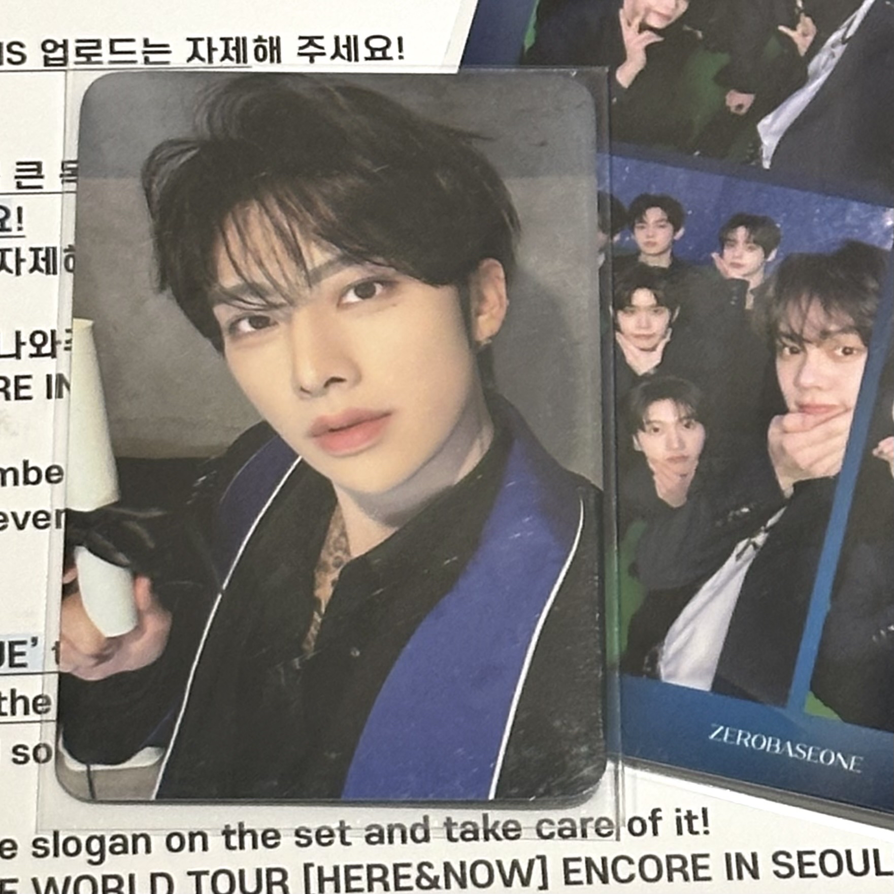 zb1 首爾安可 成韓彬D3粽卡+沈泉銳D2粽卡(含四格)