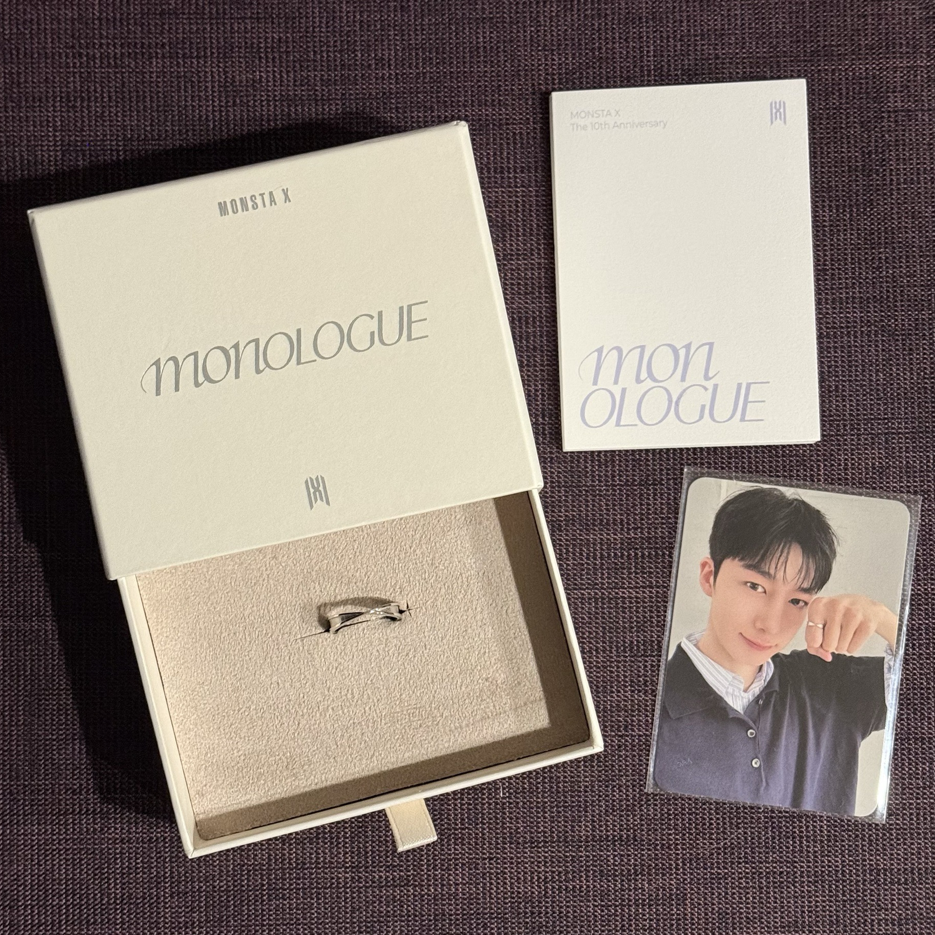MONSTA X｜10週年戒指*含🐸卡