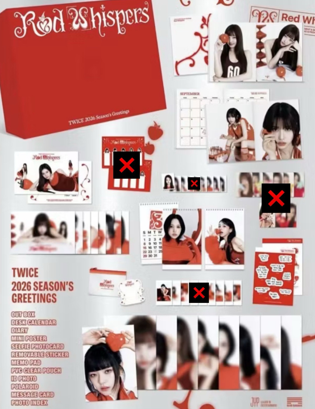 2026年曆(配置如圖)