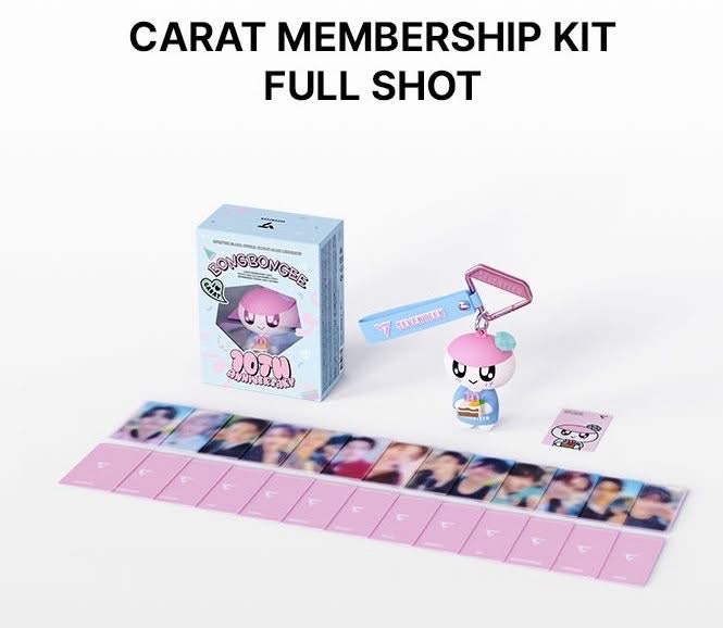 SEVENTEEN十期會員禮小卡