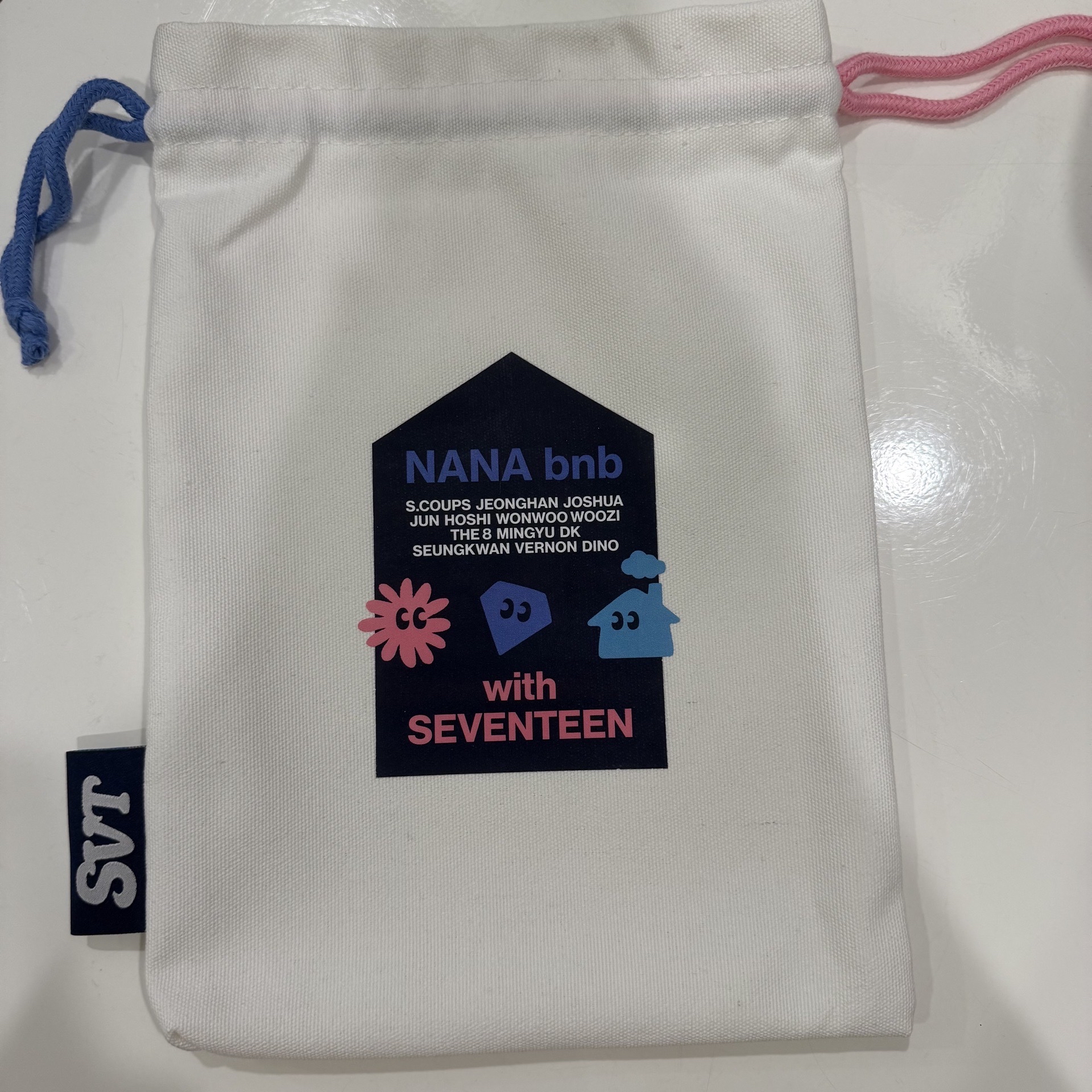 SEVENTEEN｜NANA bnb 民宿 回憶錄 束口袋