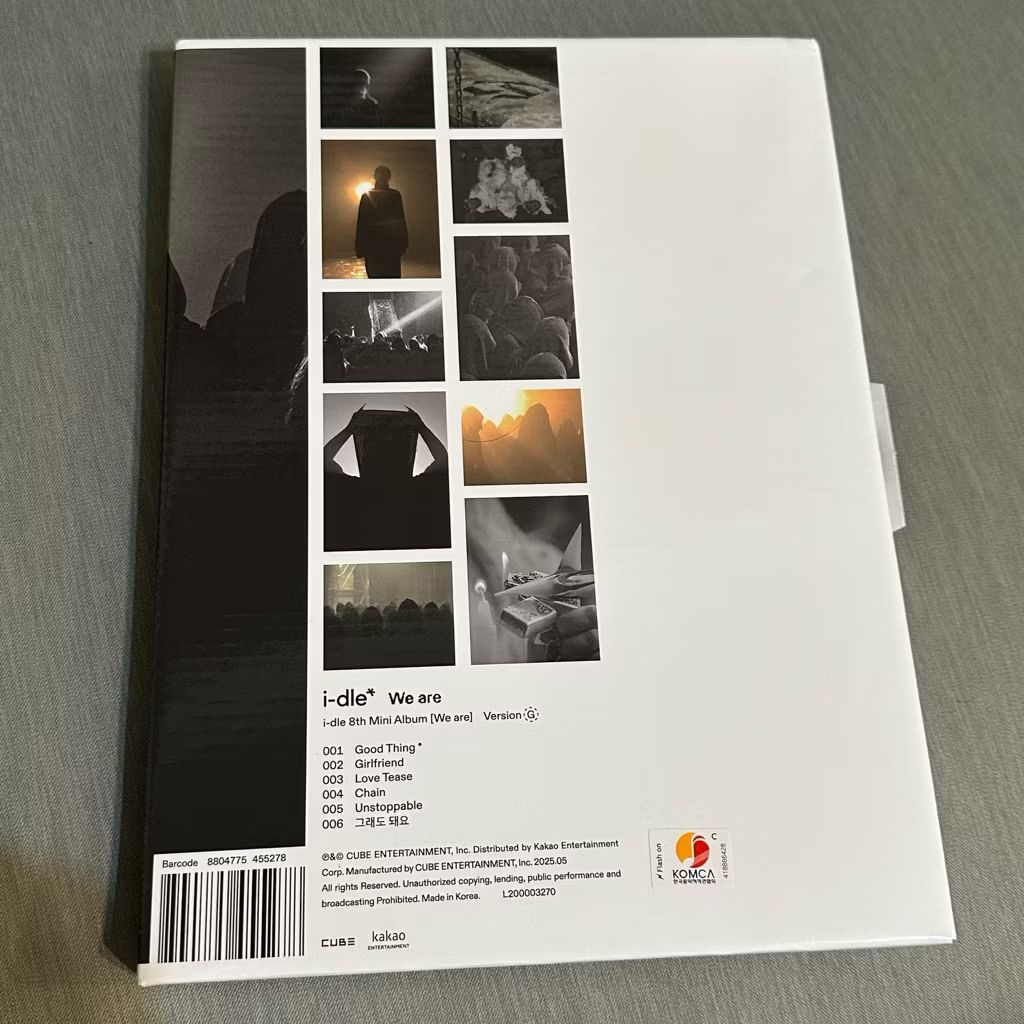 i-dle we are 專輯 折疊海報 CD 田小娟 小卡