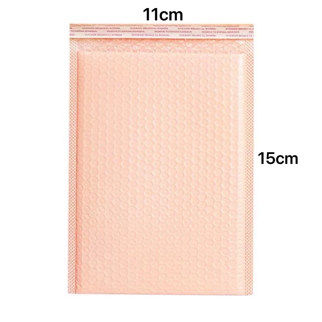 現貨 粉色氣泡自黏袋 11x15cm