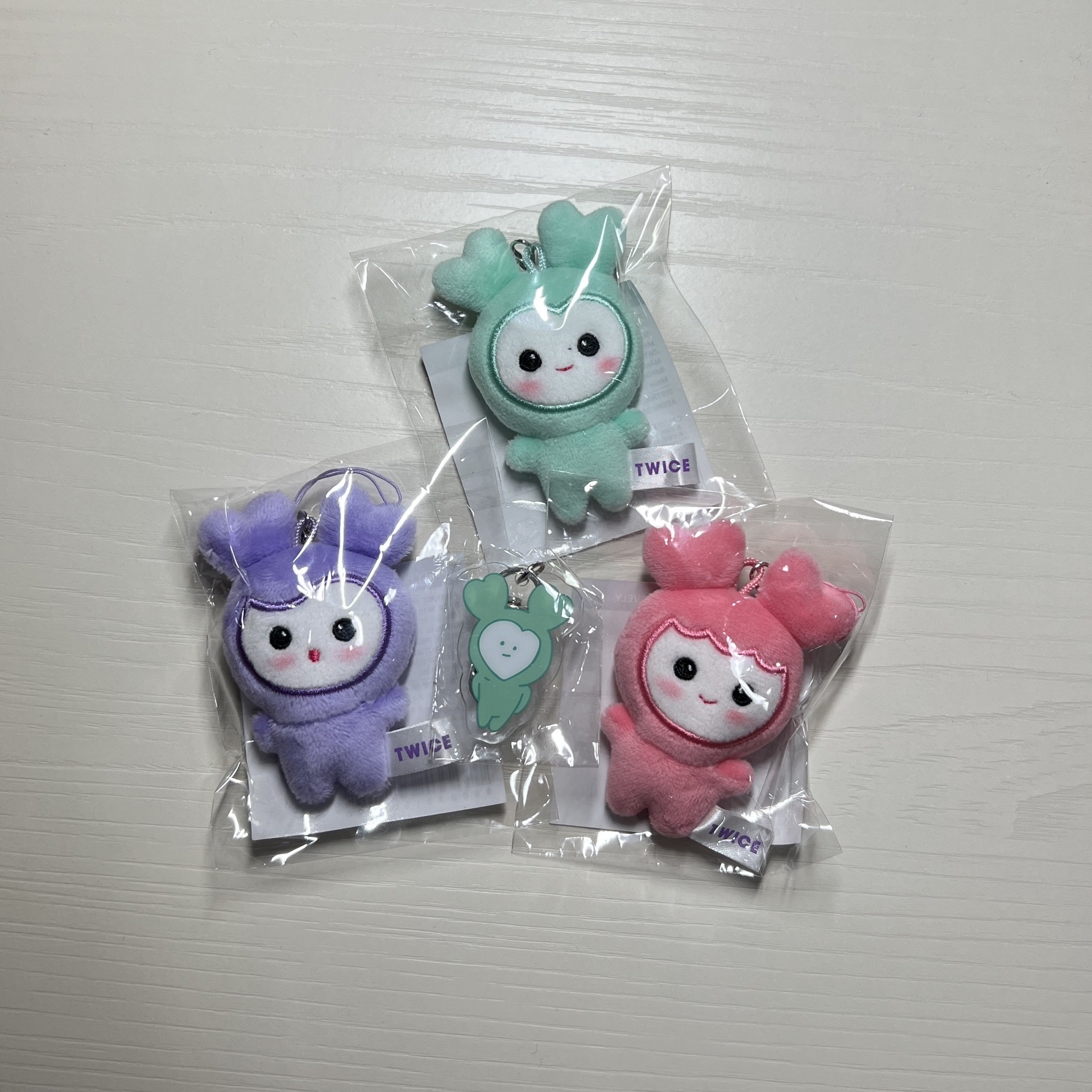 TWICE 十週年豆豆眼娃 兩點一線Mina鑰匙扣