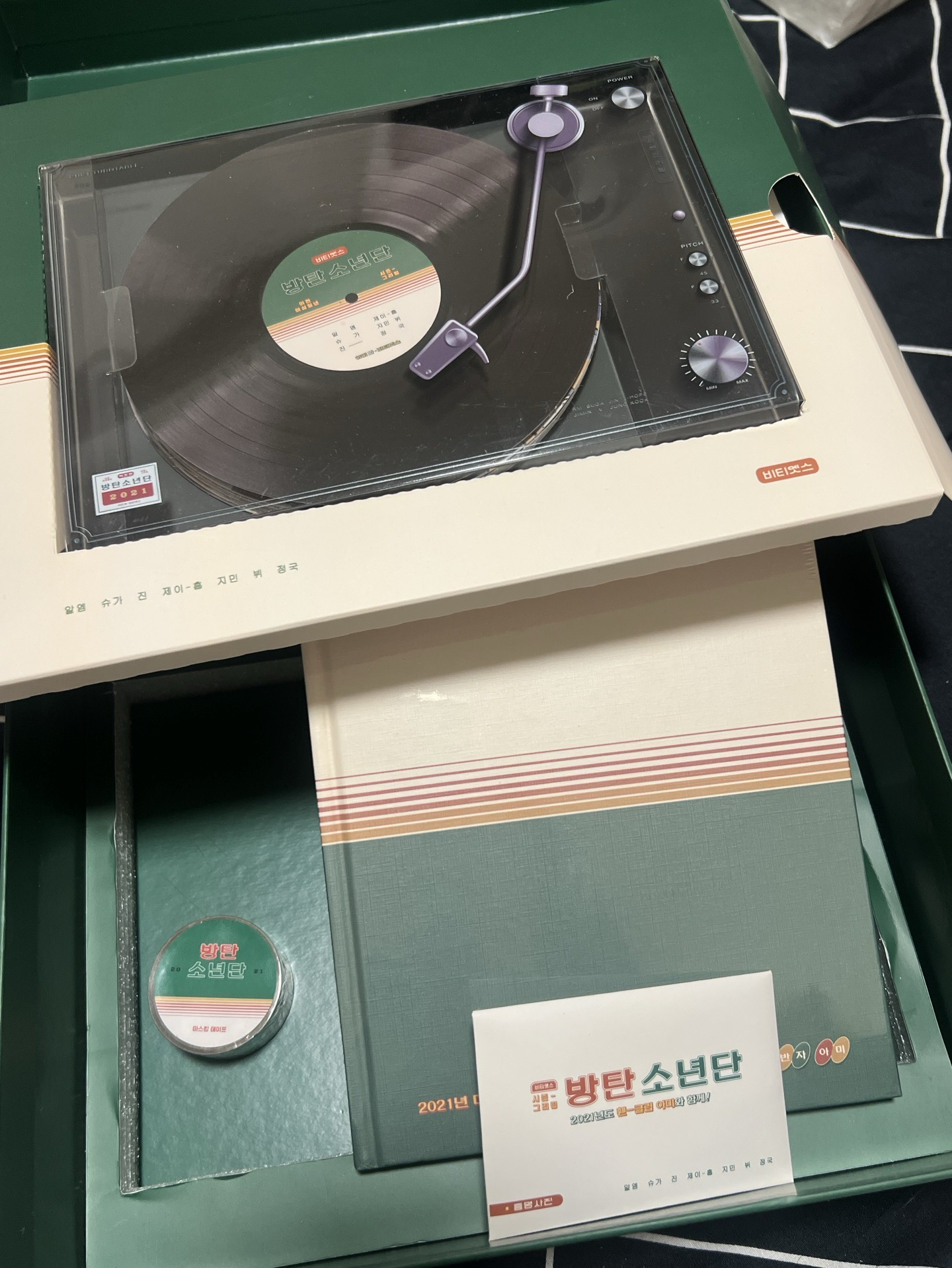 21 年曆 圖上皆為內容物