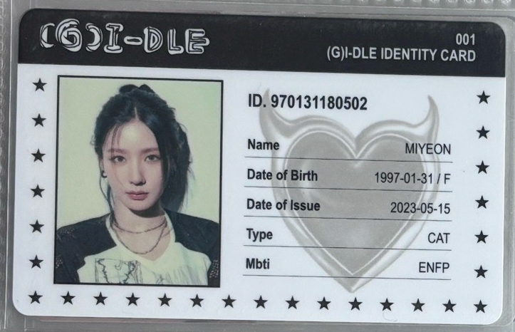 I feel 專輯卡 薇娟專卡