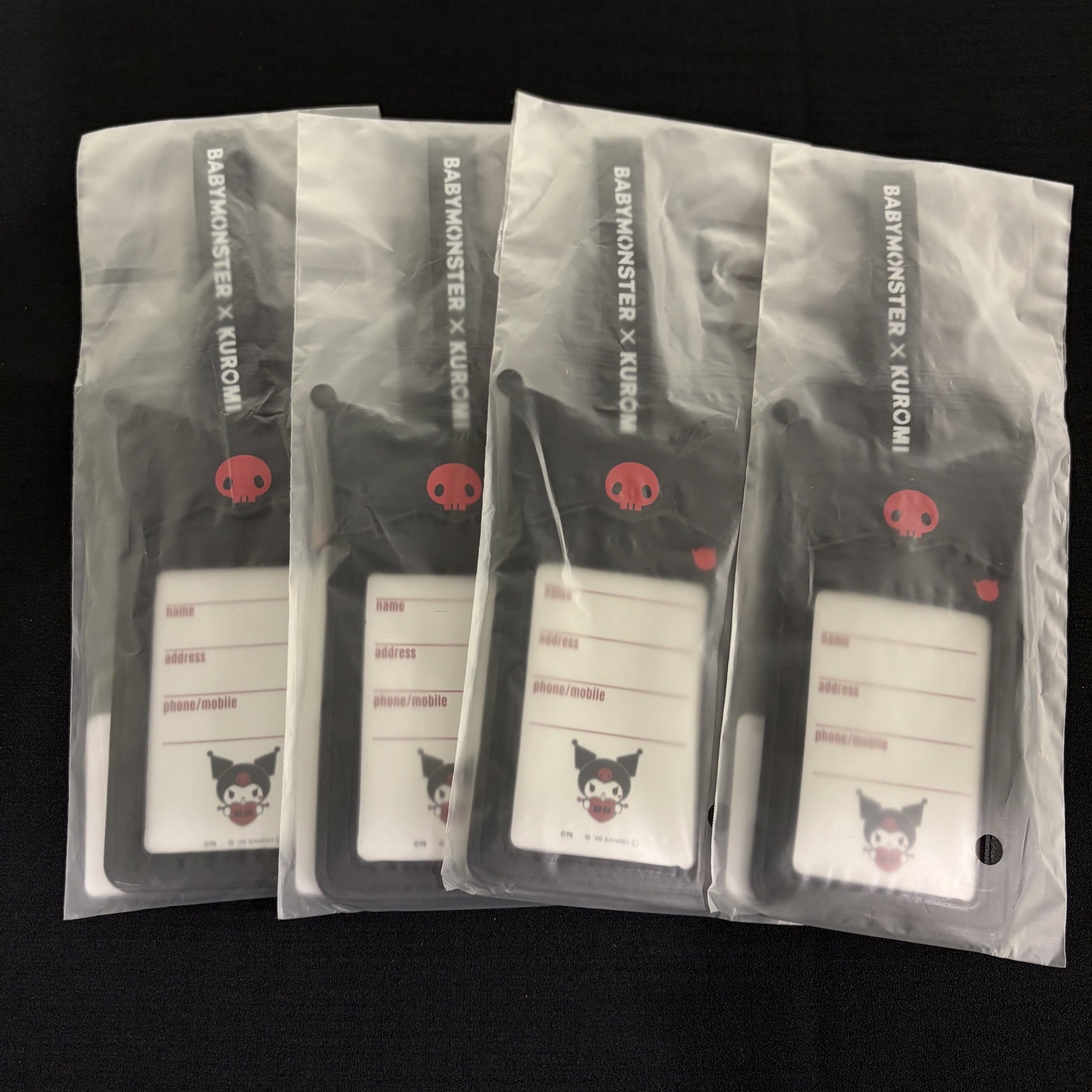 BABYMONSTER｜🇯🇵 KUROMI聯名 吊牌