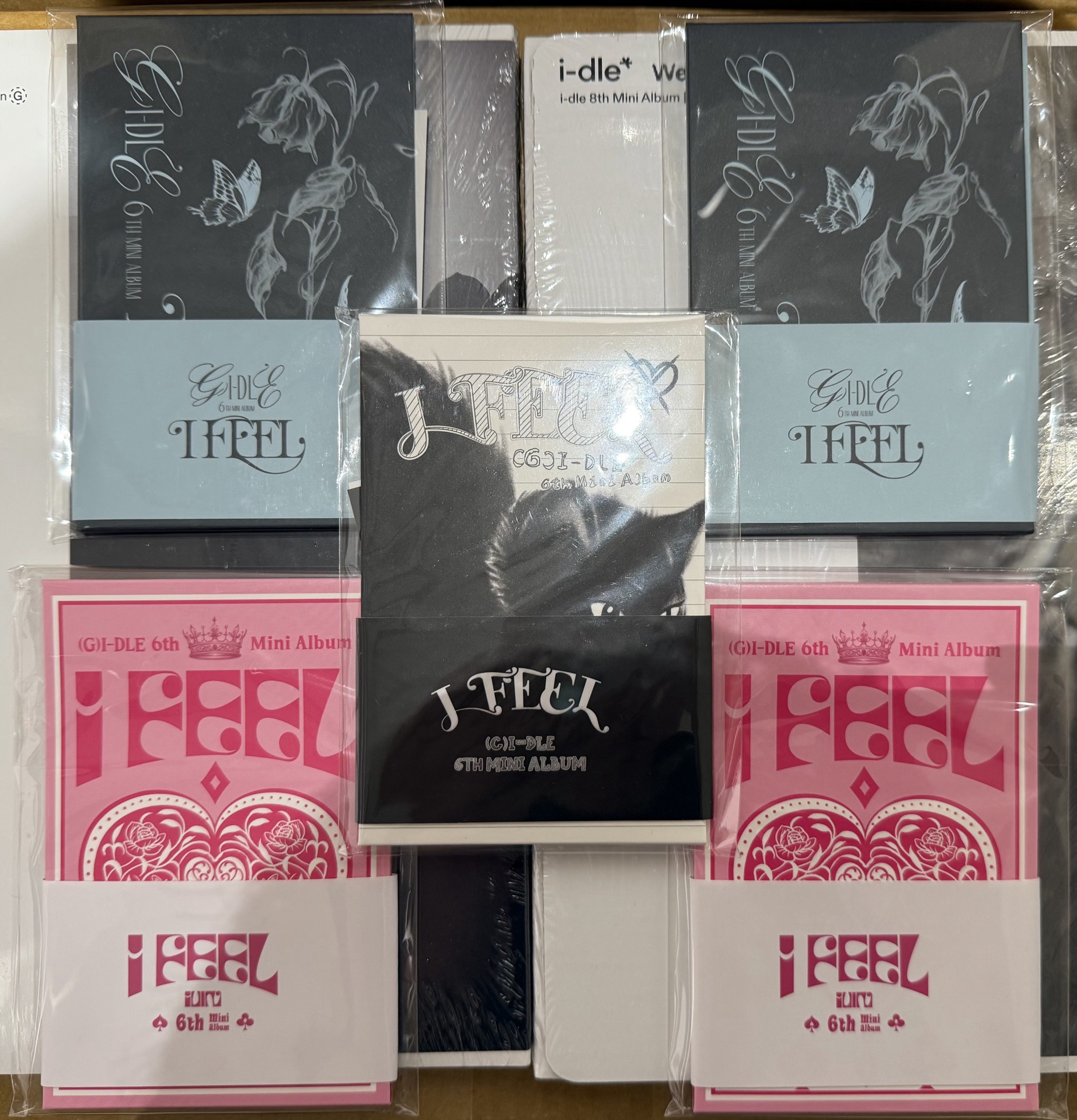 i-dle I FEEL全新未拆電子專一套送兩張