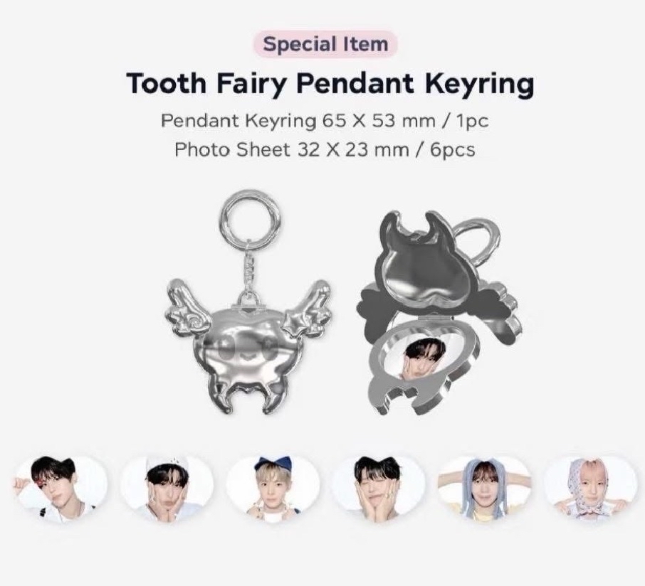 nct wish 2026 年曆吊飾 牙仙子吊飾