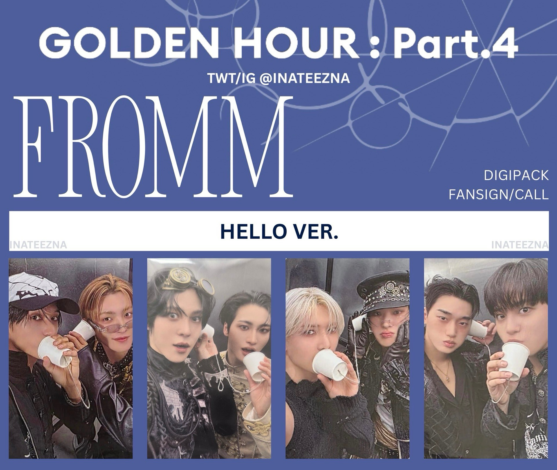 ATEEZ FROMM 2.0簽售卡一套4張