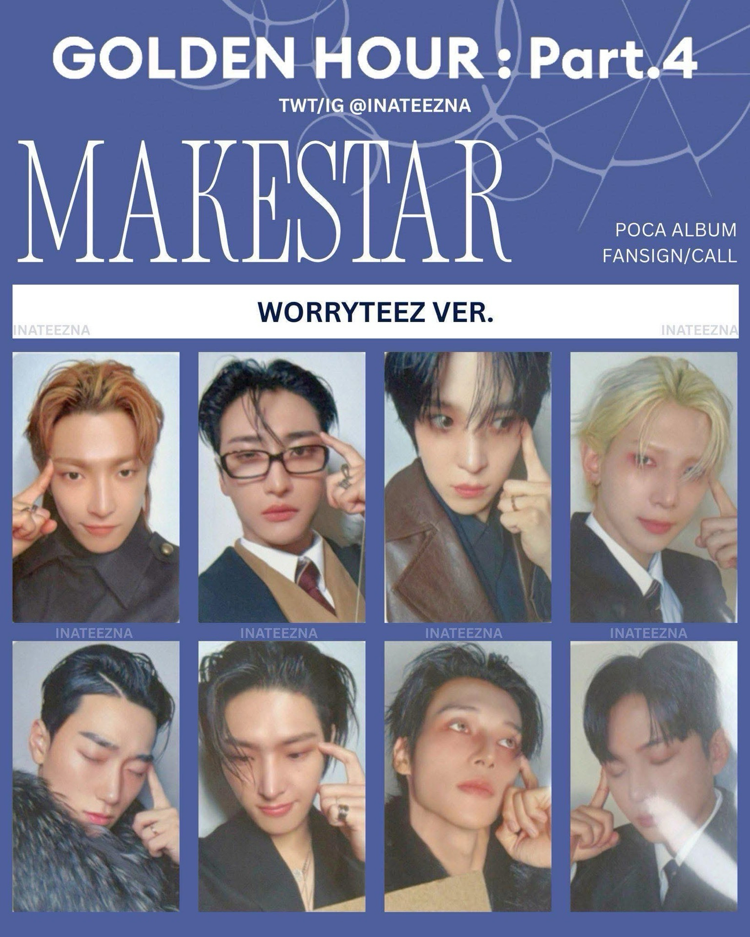 ATEEZ MS 1.0簽售卡 一套8張