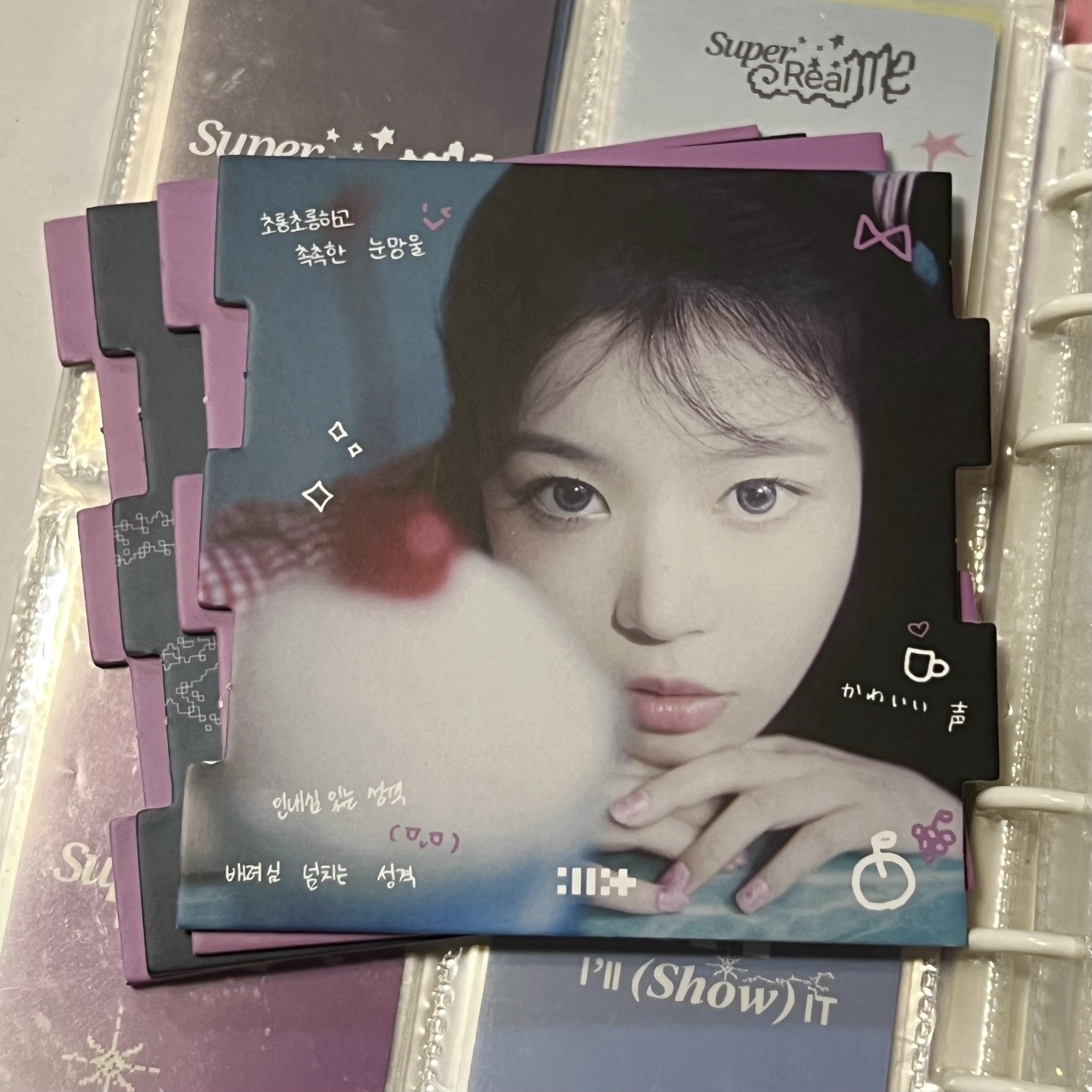 ೀ可直拍 慜萌出道紫專&藍專拼圖