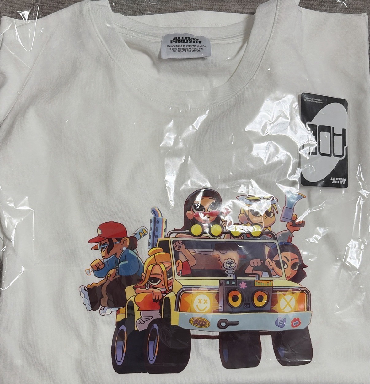 迷一快閃 卡通T恤/紅格子褲/長袖T恤