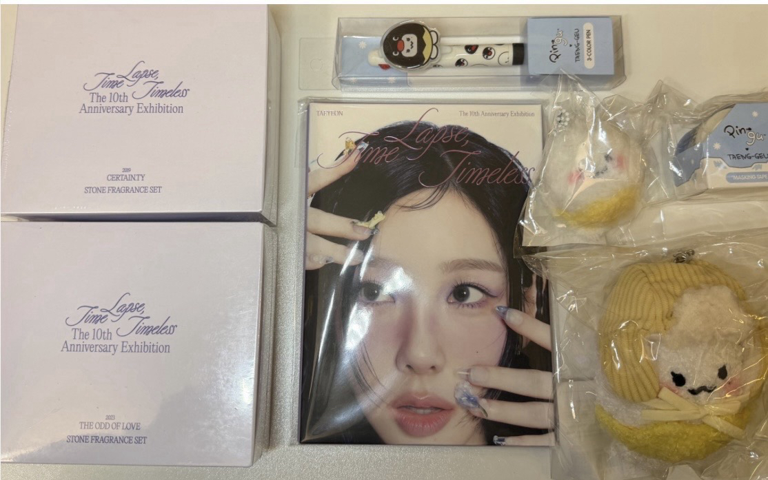 Taeyeon PINGU聯名 紙膠帶 原子筆