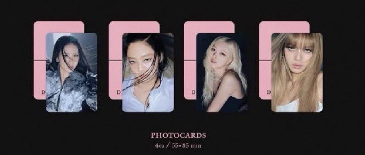 BLACKPINK-DEADLINE MOOD LIGHT Ver.小卡組（4張）