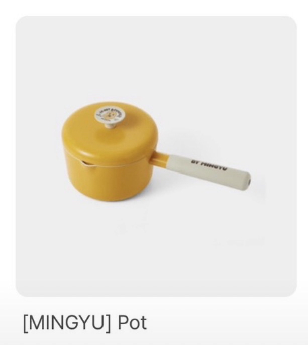 Artist-made 成員自製-玟奎泡麵鍋/DOA