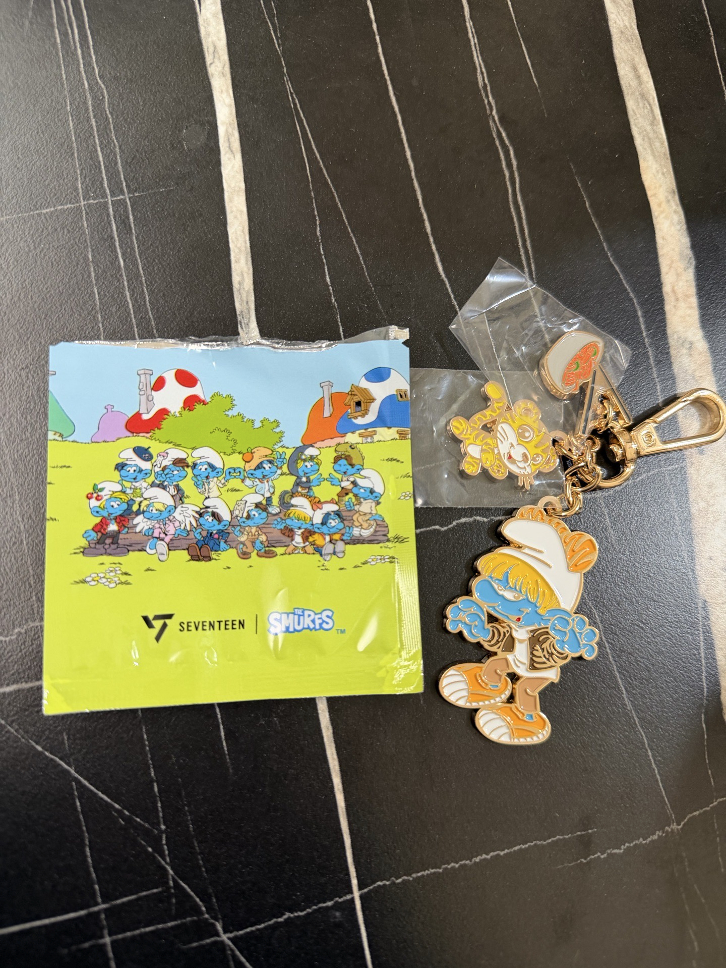 藍色小精靈 聯名鑰匙圈 榮