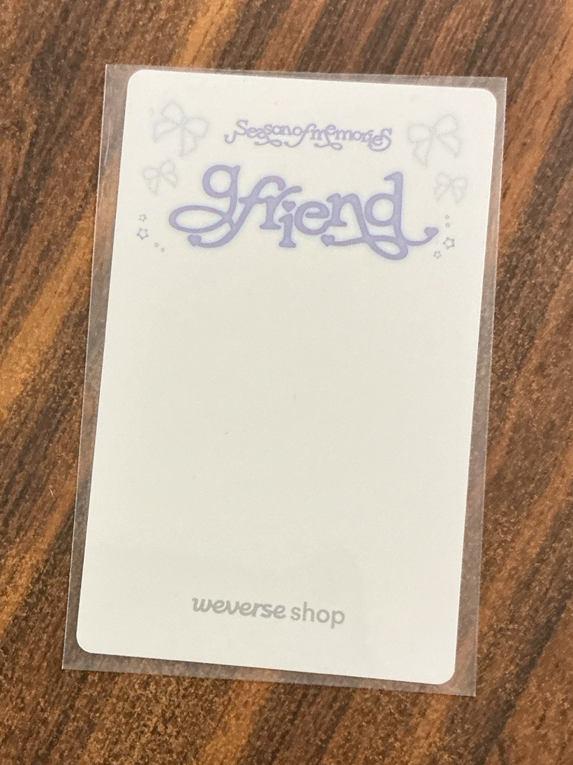 銀河 eunha wvs 小卡