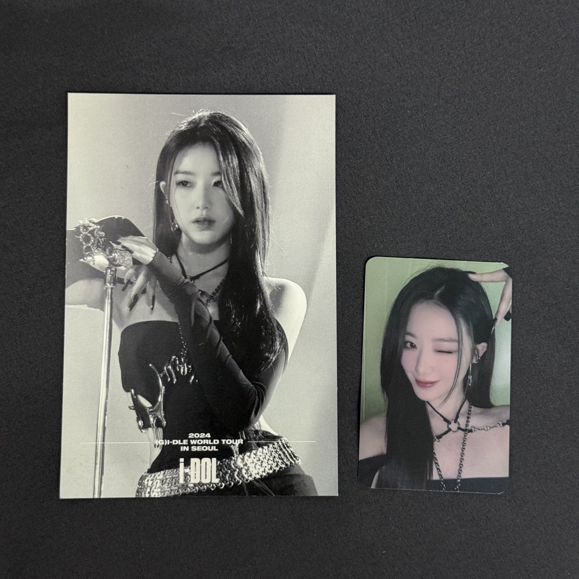 舒華 i-DOL 世巡首爾場 day2 入場卡+明信片