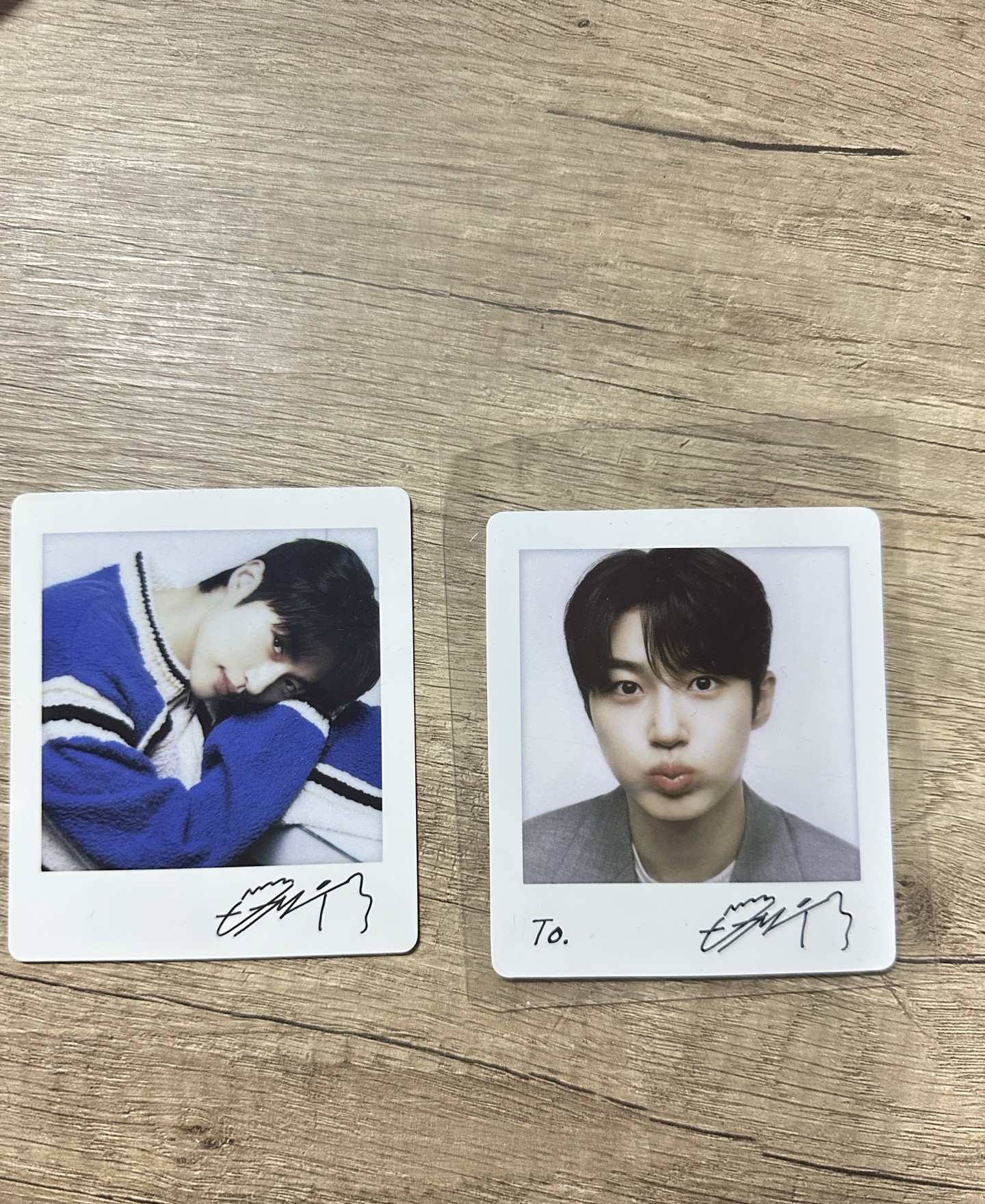 邊佑錫泡麵小卡+EUTHYMOL貼紙